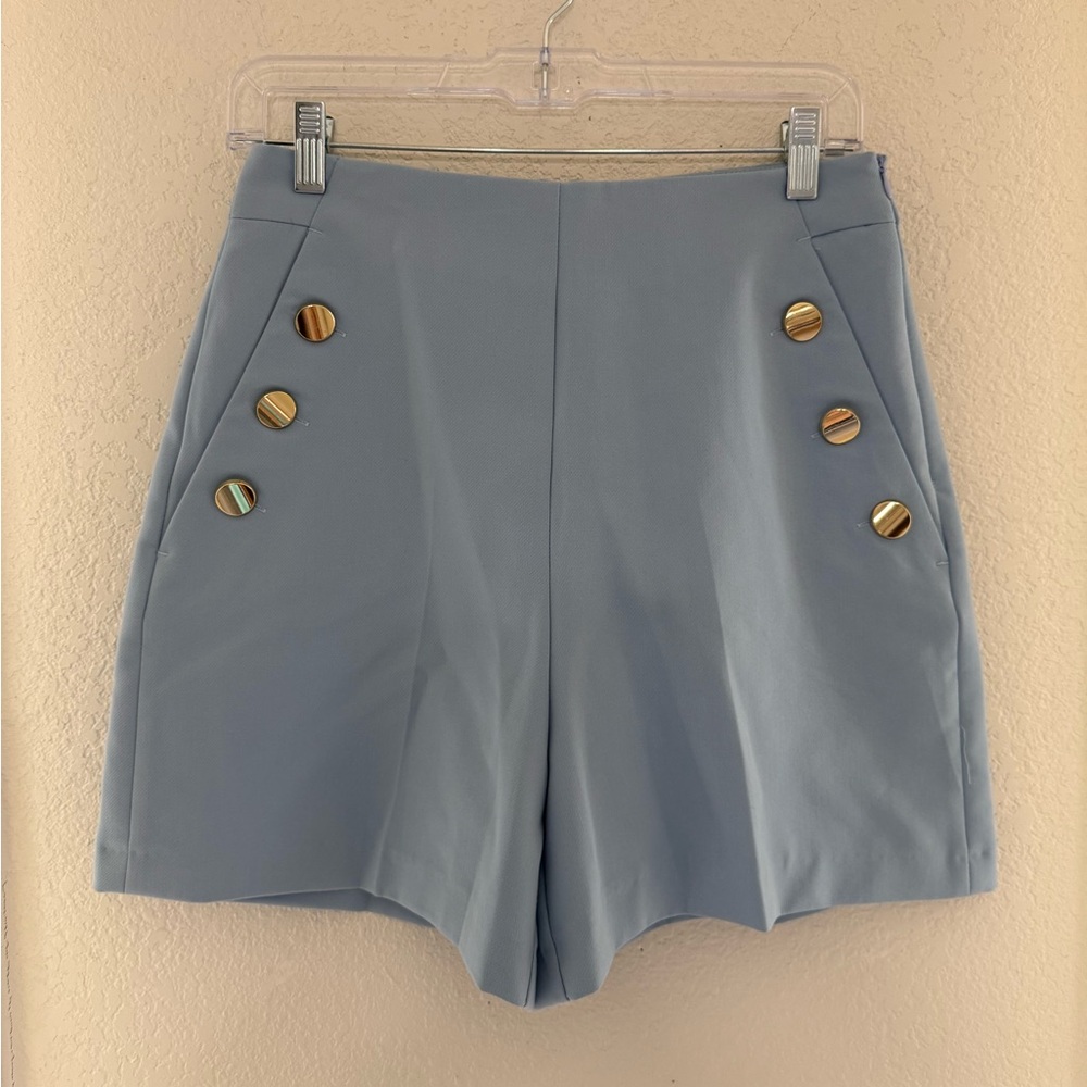 Zara blue shorts - size M. NWT!